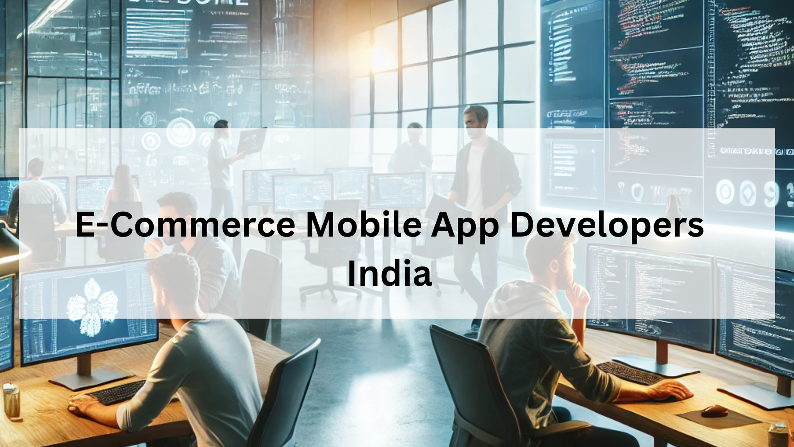 E-Commerce Mobile App Developers India
