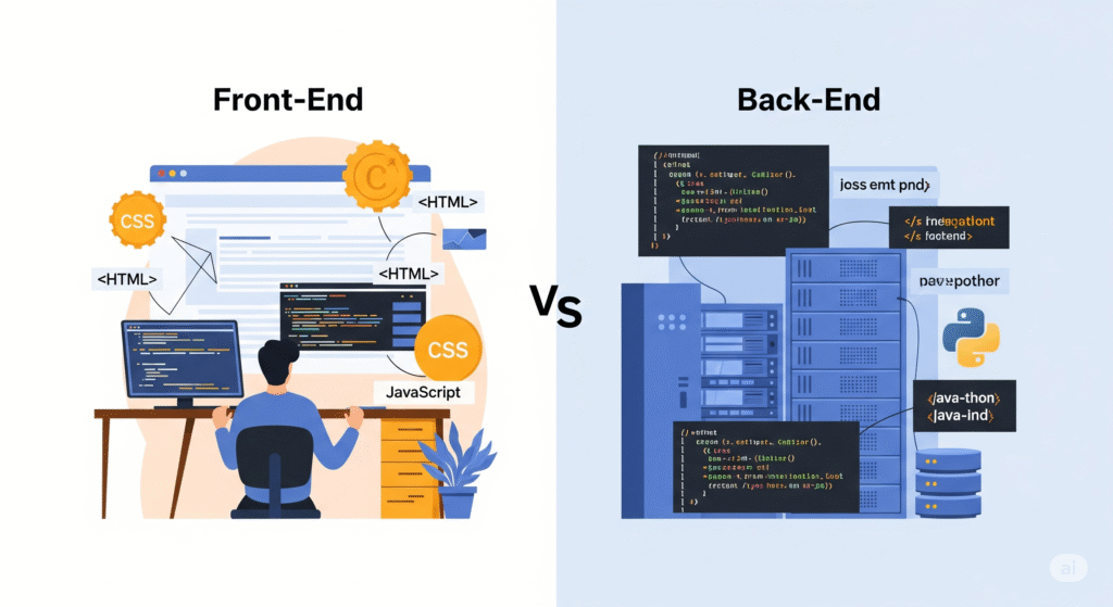 Front-End vs Back-End Development